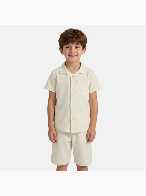 Lee Cooper - Camisa de manga corta y pantalones cortos a juego - Kiabi Lee Cooper - Camisa de manga corta y pantalones cortos a juego - Kiabi