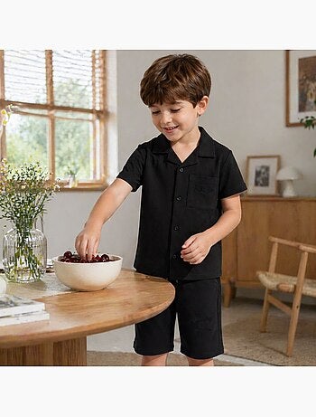 Lee Cooper - Camisa de manga corta y pantalones cortos a juego
