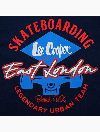 Lee Cooper - Camiseta de manga corta para niño con estampado