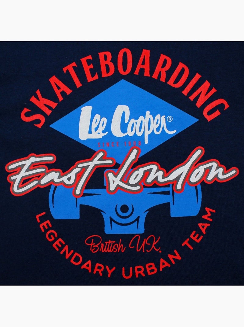 Lee Cooper - Camiseta de manga corta para niño con estampado Azul marino - Kiabi