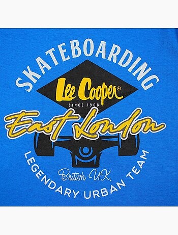 Lee Cooper - Camiseta de manga corta para niño con estampado
