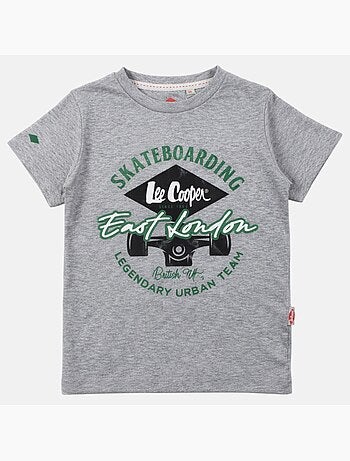 Lee Cooper - Camiseta de manga corta para niño con estampado