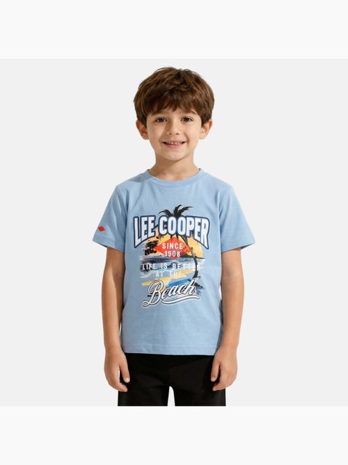 Lee Cooper - Camiseta de manga corta para niño con estampado playero - Kiabi