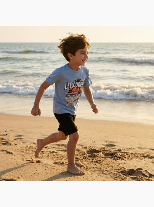 Lee Cooper - Camiseta de manga corta para niño con estampado playero - Kiabi