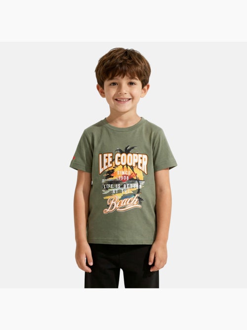 Lee Cooper - Camiseta de manga corta para niño con estampado playero - Kiabi
