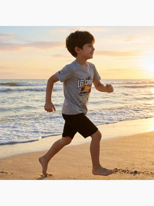 Lee Cooper - Camiseta de manga corta para niño con estampado playero - Kiabi