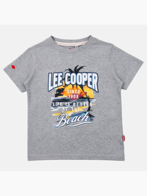 Lee Cooper - Camiseta de manga corta para niño con estampado playero - Kiabi