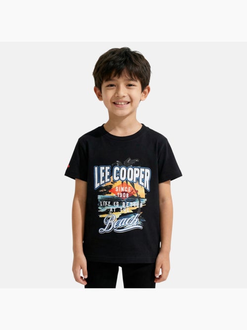 Lee Cooper - Camiseta de manga corta para niño con estampado playero - Kiabi