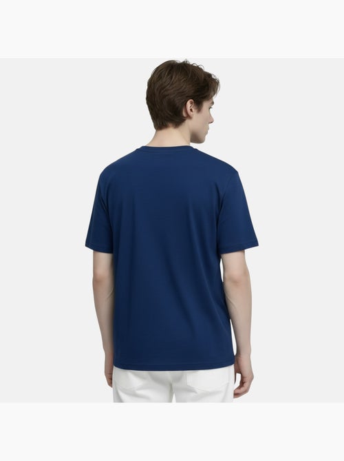 Lee Cooper - Camiseta hombre azul marino manga corta con logo embossado - Kiabi