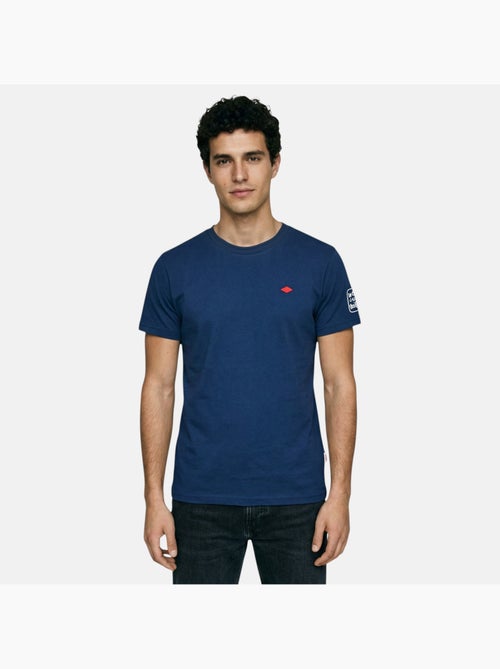 Lee Cooper - Camiseta hombre azul marino manga corta cuello redondo - Kiabi