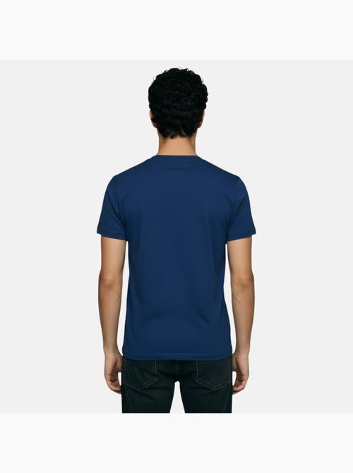 Lee Cooper - Camiseta hombre azul marino manga corta cuello redondo - Kiabi