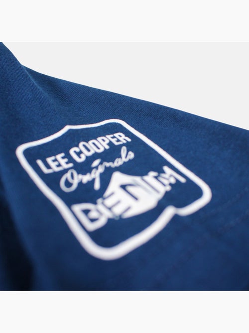Lee Cooper - Camiseta hombre azul marino manga corta cuello redondo - Kiabi