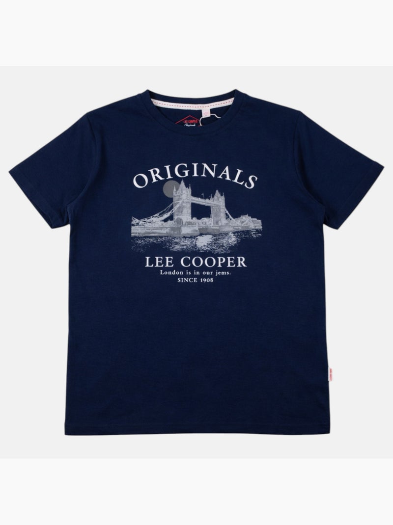 Lee Cooper - Camiseta hombre Azul marino - Kiabi