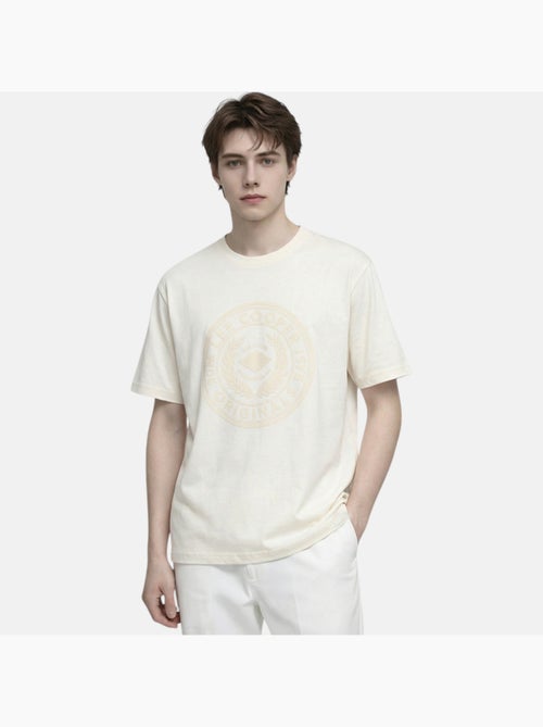 Lee Cooper - Camiseta hombre blanco manga corta con logo embossado - Kiabi