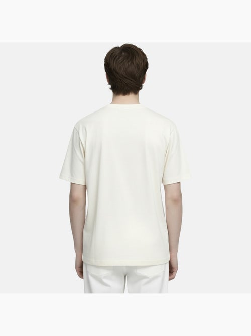 Lee Cooper - Camiseta hombre blanco manga corta con logo embossado - Kiabi