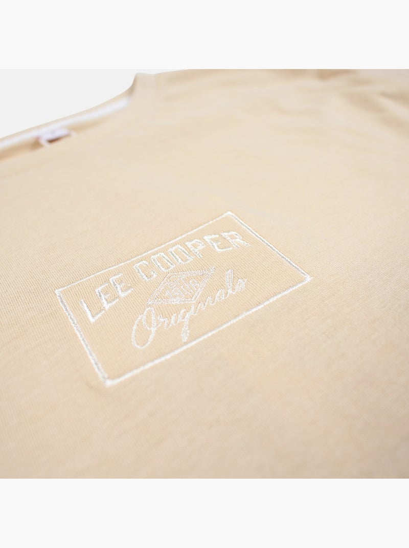 Lee Cooper - Camiseta hombre de manga Beige - Kiabi
