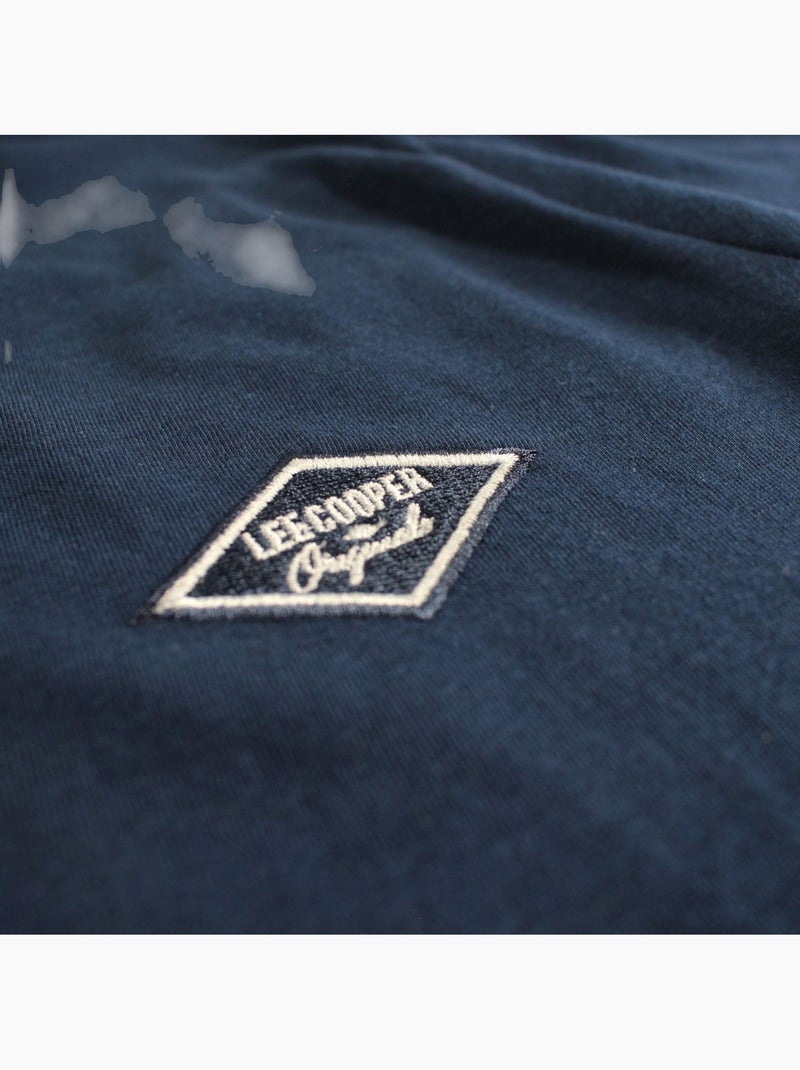 Lee Cooper - Camiseta hombre de manga corta Azul marino - Kiabi