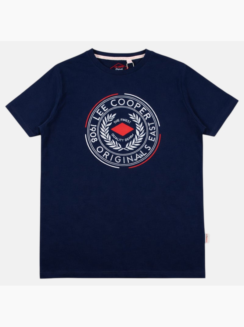 Lee Cooper - Camiseta hombre  de manga corta Azul marino - Kiabi