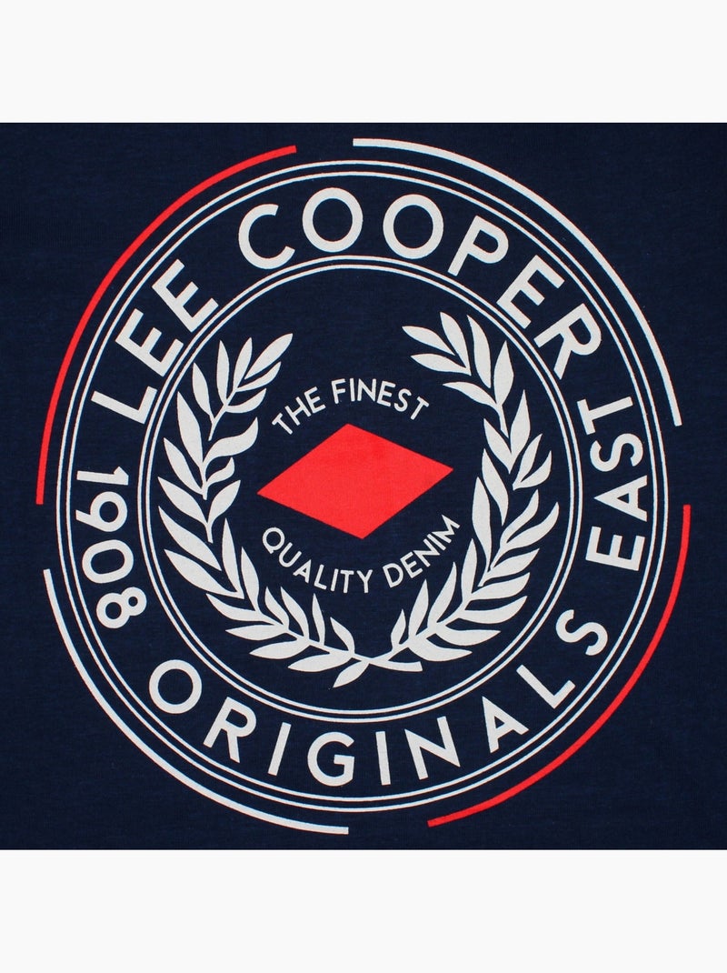 Lee Cooper - Camiseta hombre  de manga corta Azul marino - Kiabi