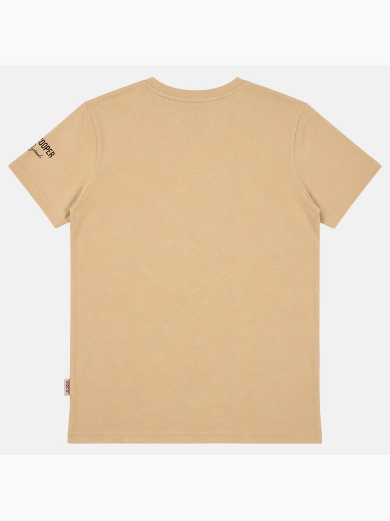 Lee Cooper - Camiseta hombre  de manga corta Beige - Kiabi