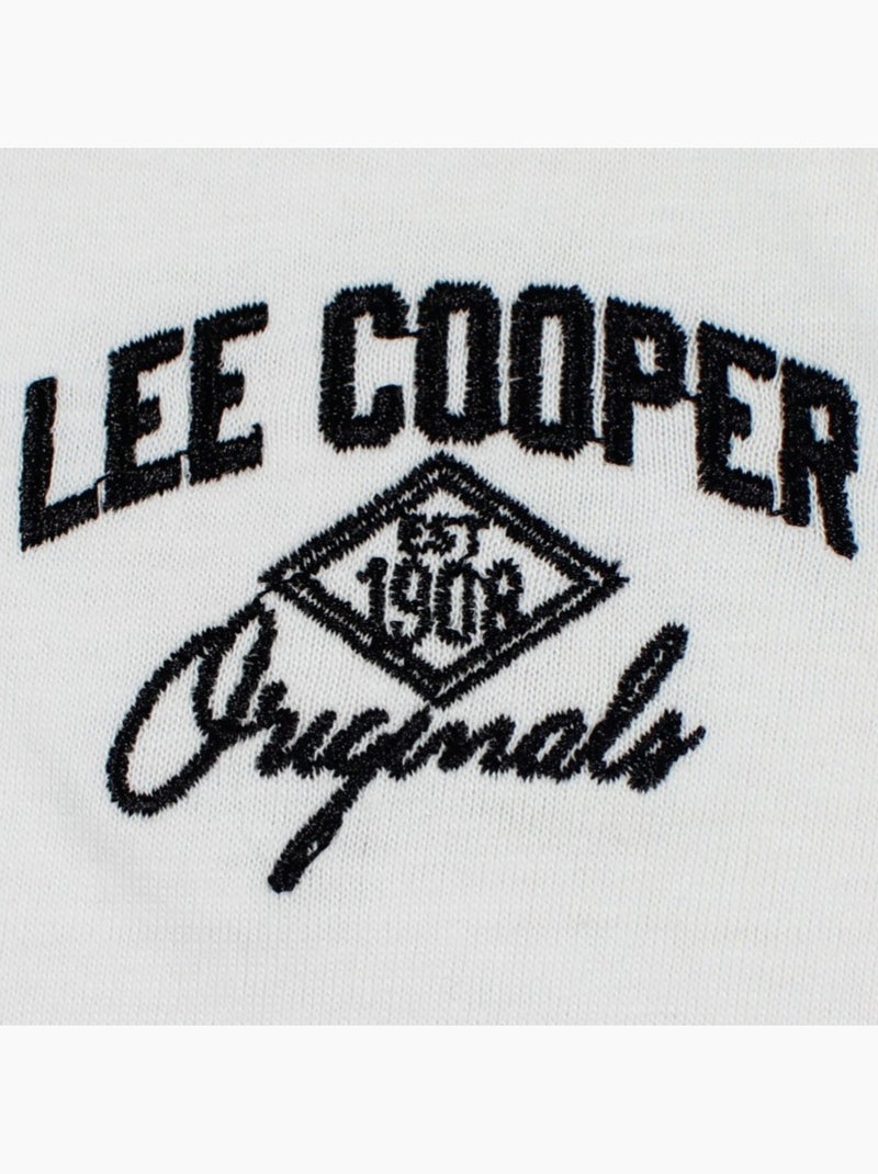 Lee Cooper - Camiseta hombre  de manga corta Blanco - Kiabi
