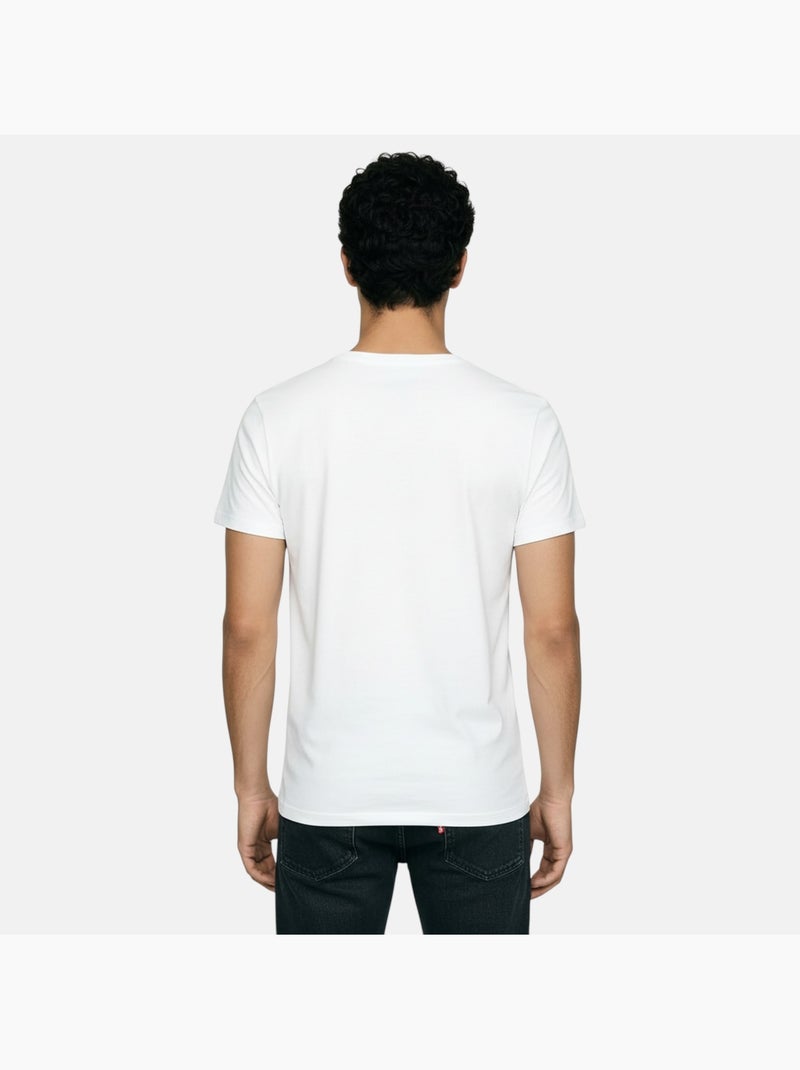 Lee Cooper - Camiseta hombre de manga corta Blanco - Kiabi