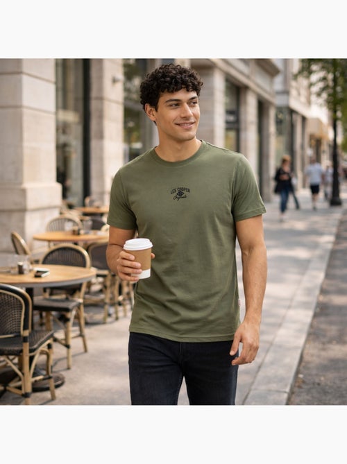 Lee Cooper - Camiseta hombre de manga corta - Kiabi Lee Cooper - Camiseta hombre de manga corta - Kiabi