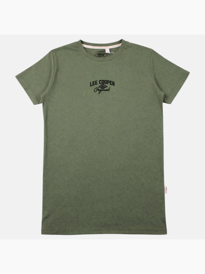 Lee Cooper - Camiseta hombre  de manga corta Caqui - Kiabi