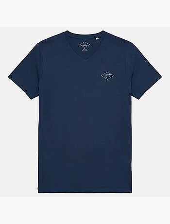 Lee Cooper - Camiseta hombre de manga corta con cuello en V