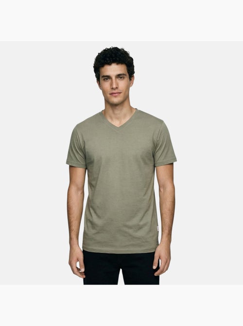 Lee Cooper - Camiseta hombre de manga corta con cuello en V - Kiabi
