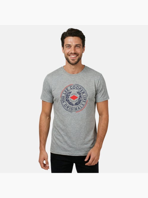Lee Cooper - Camiseta hombre de manga corta - Kiabi Lee Cooper - Camiseta hombre de manga corta - Kiabi