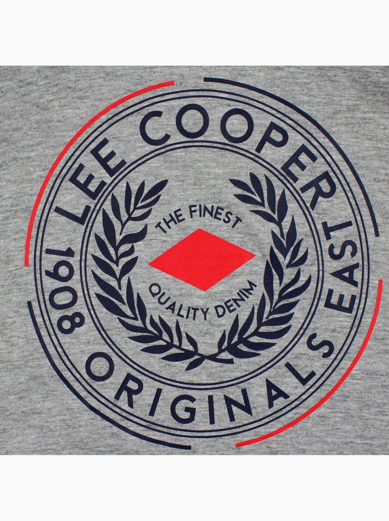 Lee Cooper - Camiseta hombre  de manga corta Gris - Kiabi
