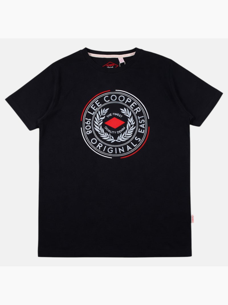 Lee Cooper - Camiseta hombre  de manga corta Negro - Kiabi