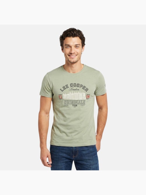 Lee Cooper - Camiseta hombre de manga corta - Kiabi Lee Cooper - Camiseta hombre de manga corta - Kiabi