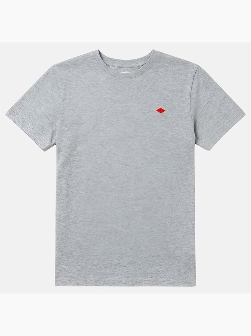 Lee Cooper - Camiseta hombre gris manga corta cuello redondo Gris - Kiabi