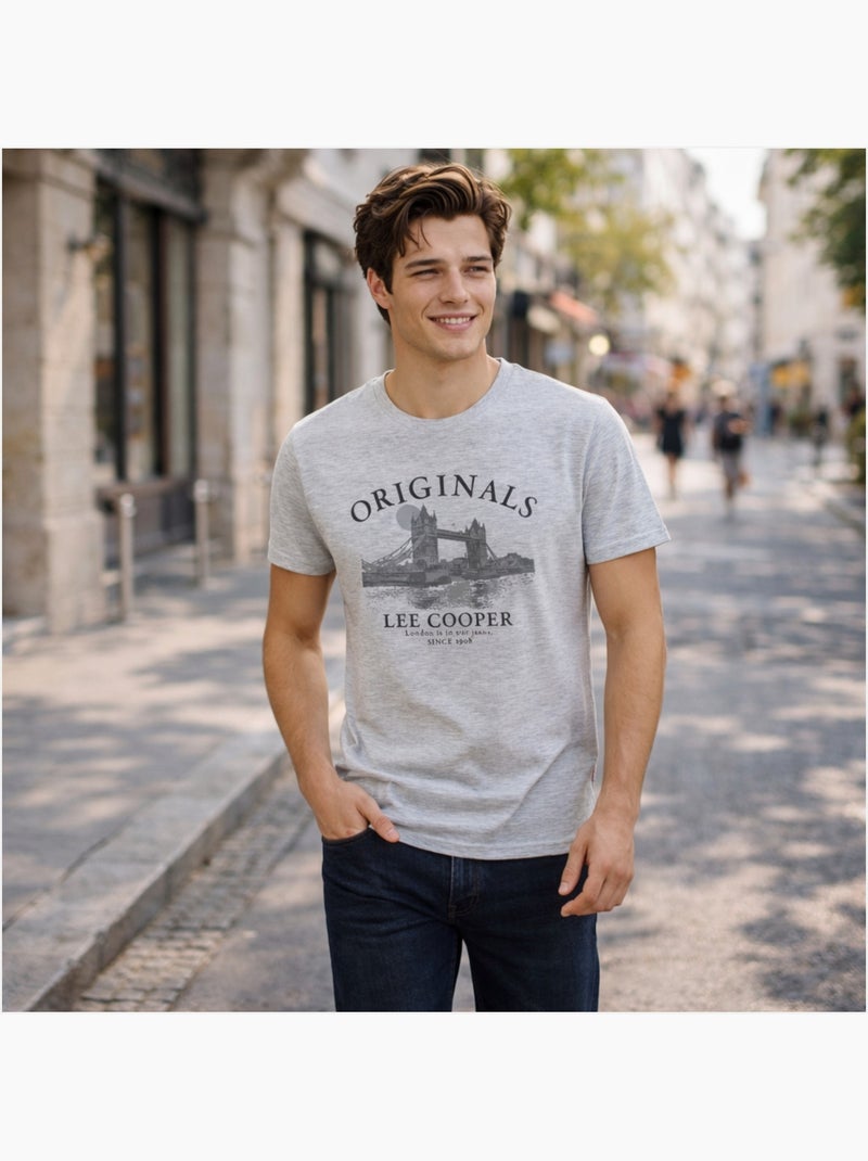 Lee Cooper - Camiseta hombre Gris - Kiabi