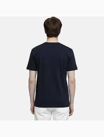 Lee Cooper - Camiseta hombre negro manga corta con logo embossado