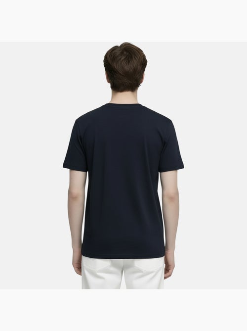 Lee Cooper - Camiseta hombre negro manga corta con logo embossado - Kiabi