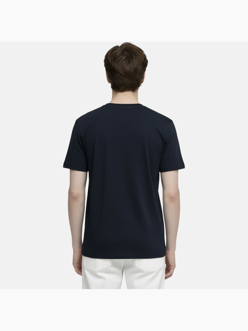 Lee Cooper - Camiseta hombre negro manga corta con logo embossado Negro - Kiabi