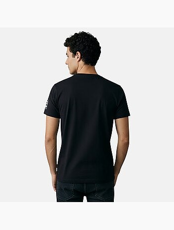 Lee Cooper - Camiseta hombre negro manga corta cuello redondo