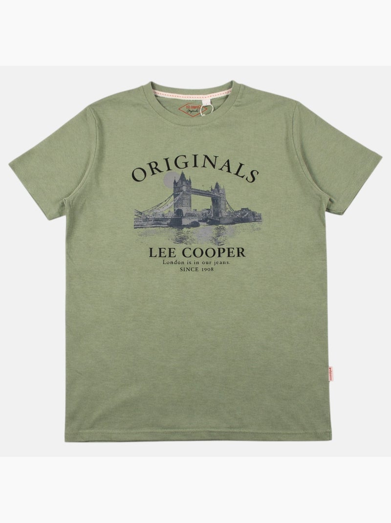 Lee Cooper - Camiseta hombre Verde - Kiabi