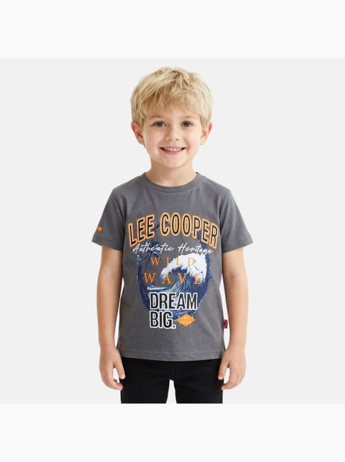 Lee Cooper - Camiseta infantil de manga corta con estilo dinámico - Kiabi