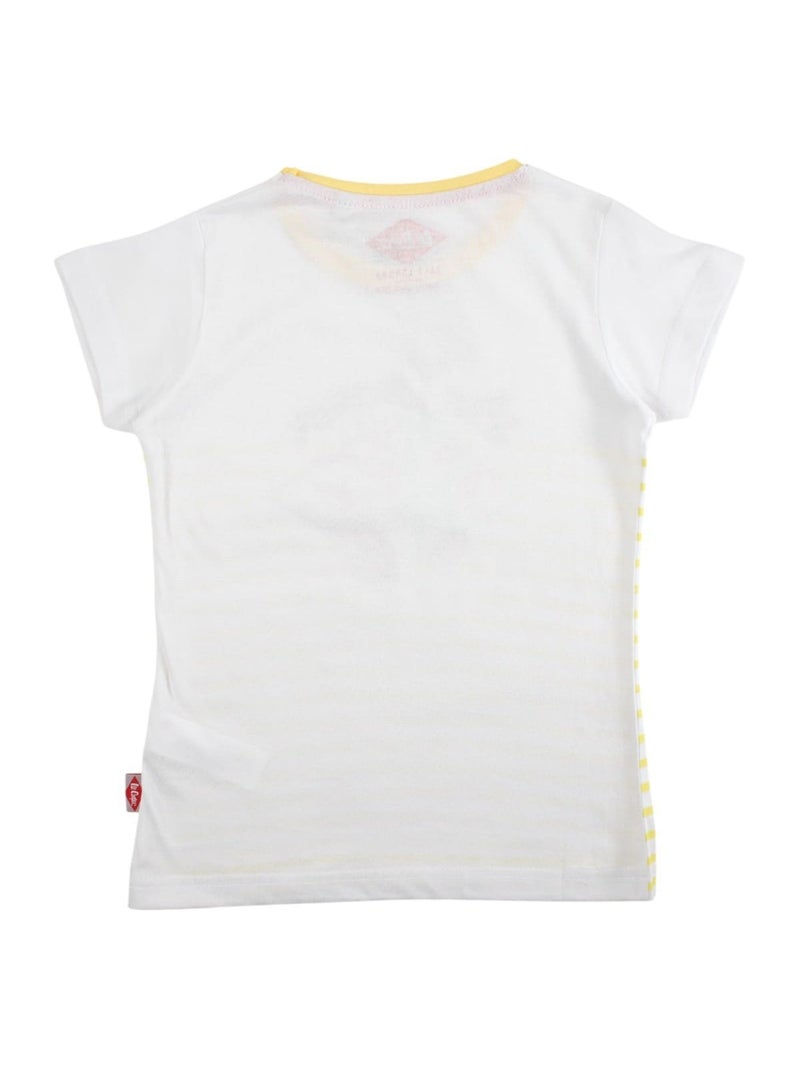 Lee Cooper - Camiseta manga corta niña Amarillo - Kiabi