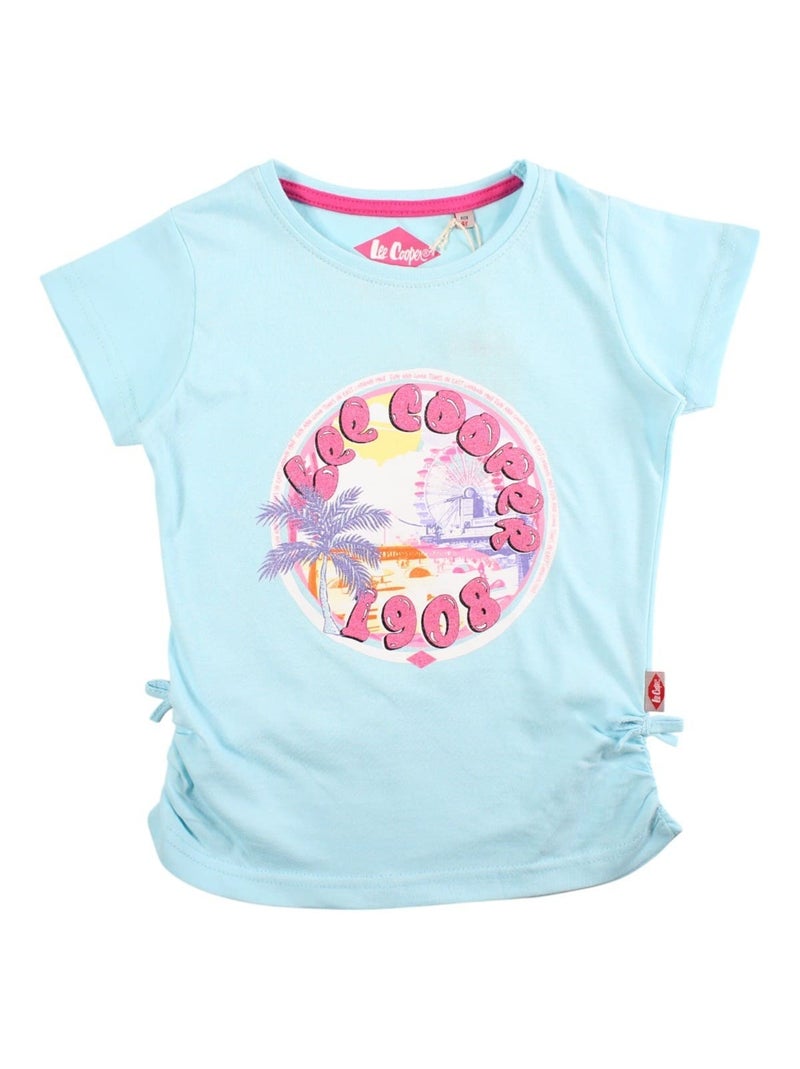 Lee Cooper - Camiseta manga corta niña Azul - Kiabi