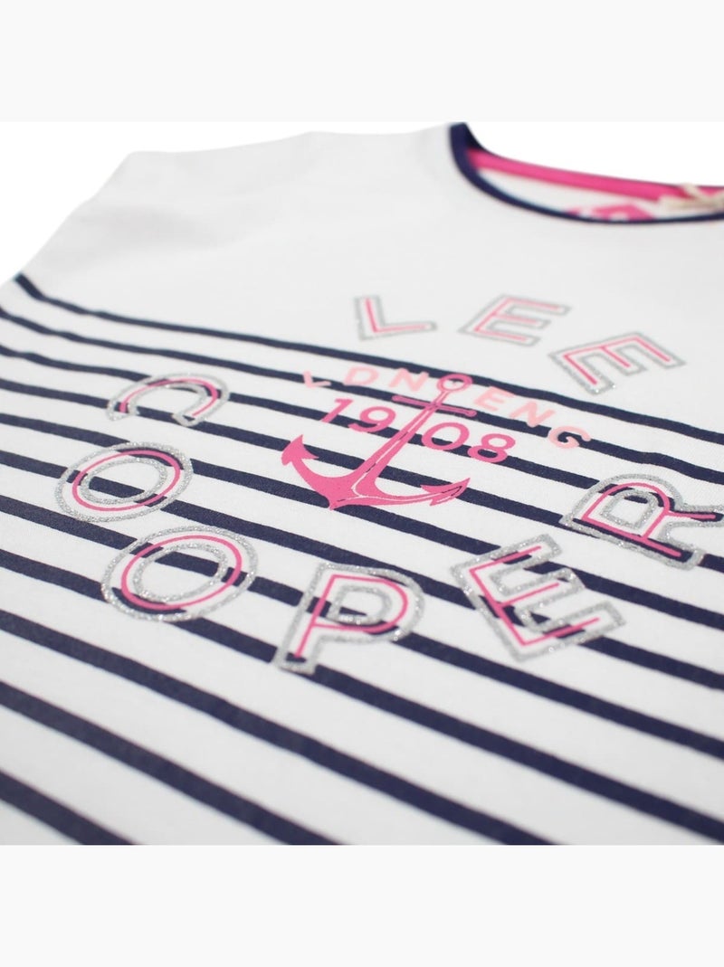 Lee Cooper - Camiseta manga corta niña Azul marino - Kiabi