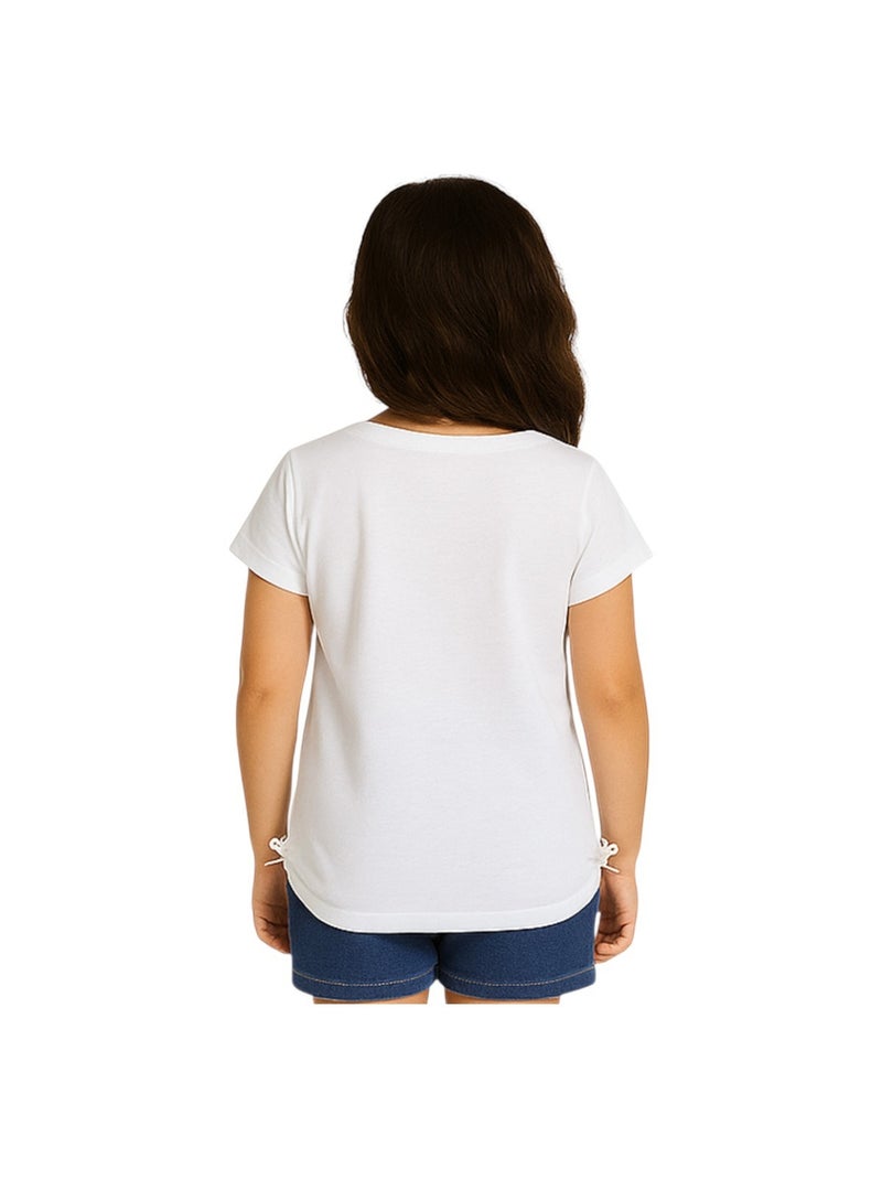 Lee Cooper - Camiseta manga corta niña Blanco - Kiabi