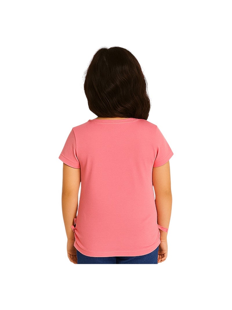 Lee Cooper - Camiseta manga corta niña Rosa - Kiabi