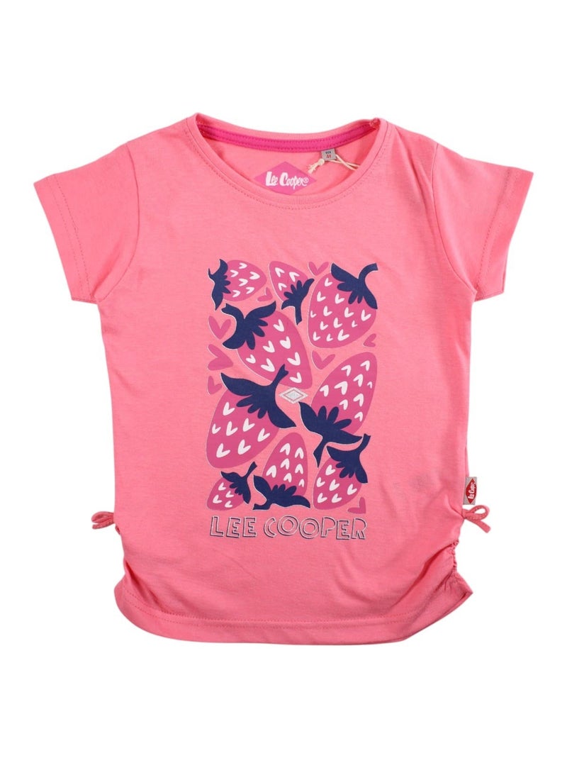 Lee Cooper - Camiseta manga corta niña Rosa - Kiabi