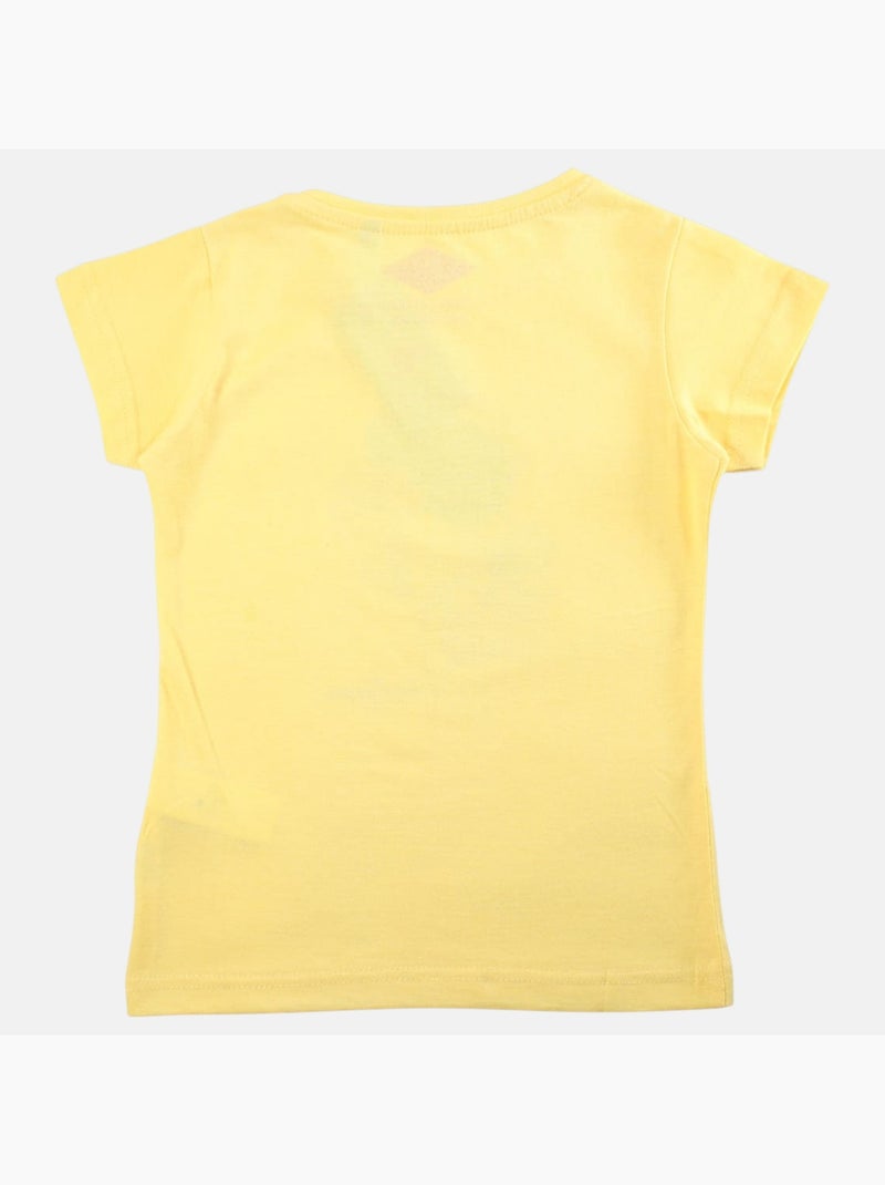 Lee Cooper - Camiseta niña de manga corta Amarillo - Kiabi