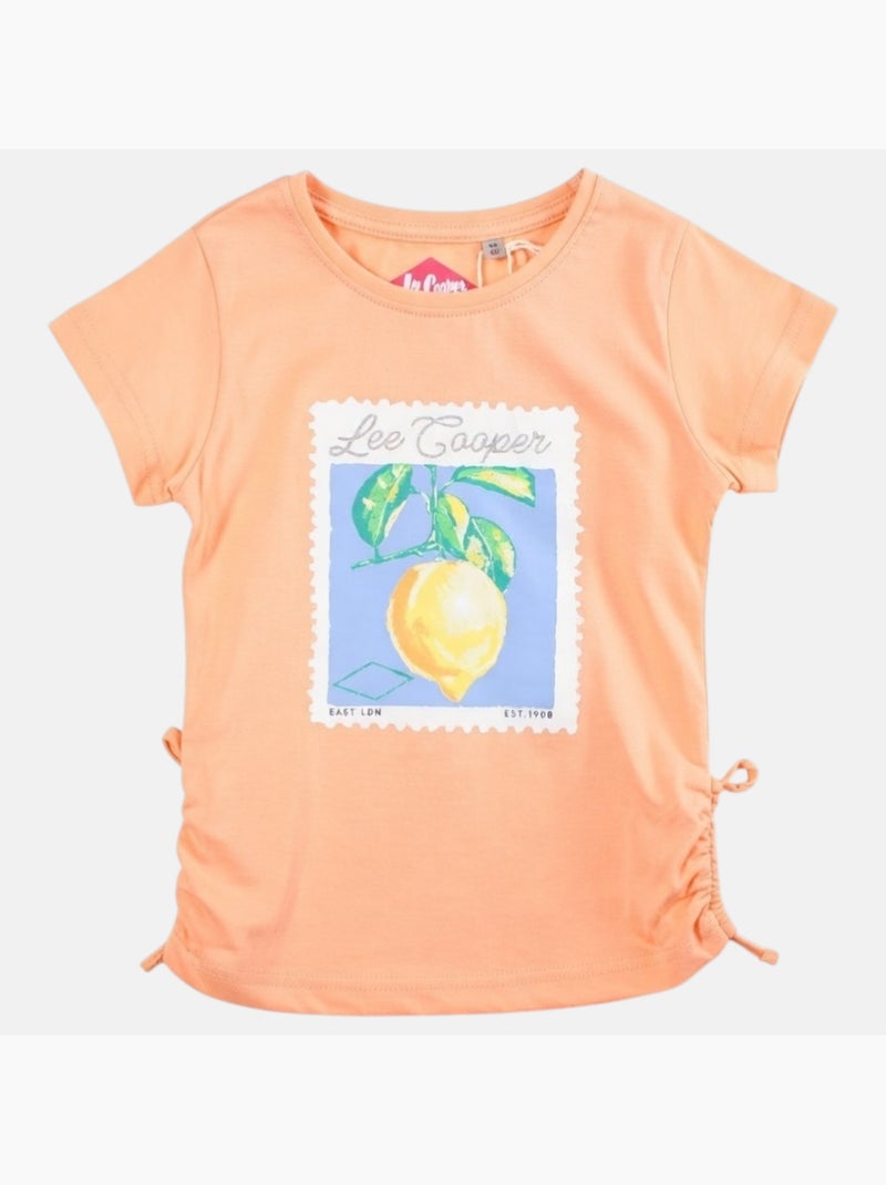 Lee Cooper - Camiseta niña de manga corta Naranja - Kiabi